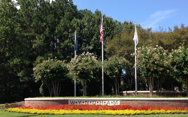 entrance to Wyndham